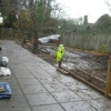Site was cleared and levelled ready for construction